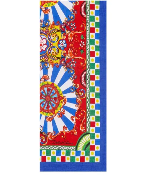 Dolce & Gabbana Set aus zwei Leinenservietten