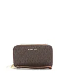 Michael Kors Jet Set logo-print wallet - Brown