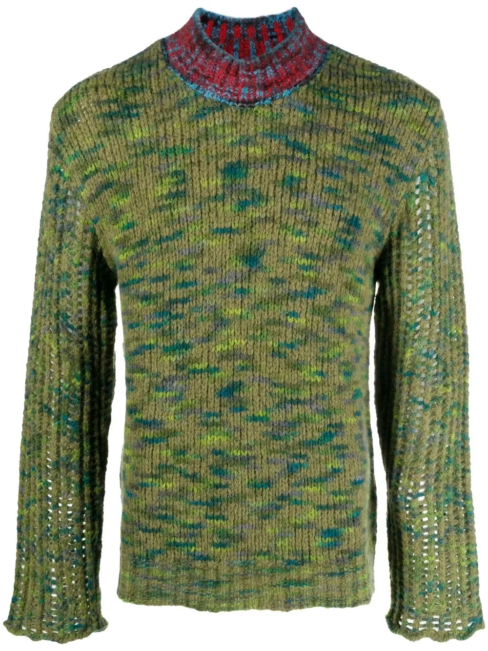 

Namacheko speckled chunky-knit jumper - Green