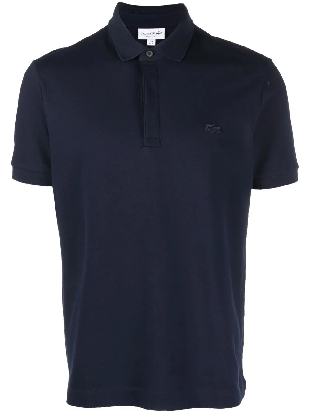 

Lacoste playera tipo polo con parche del logo - Azul