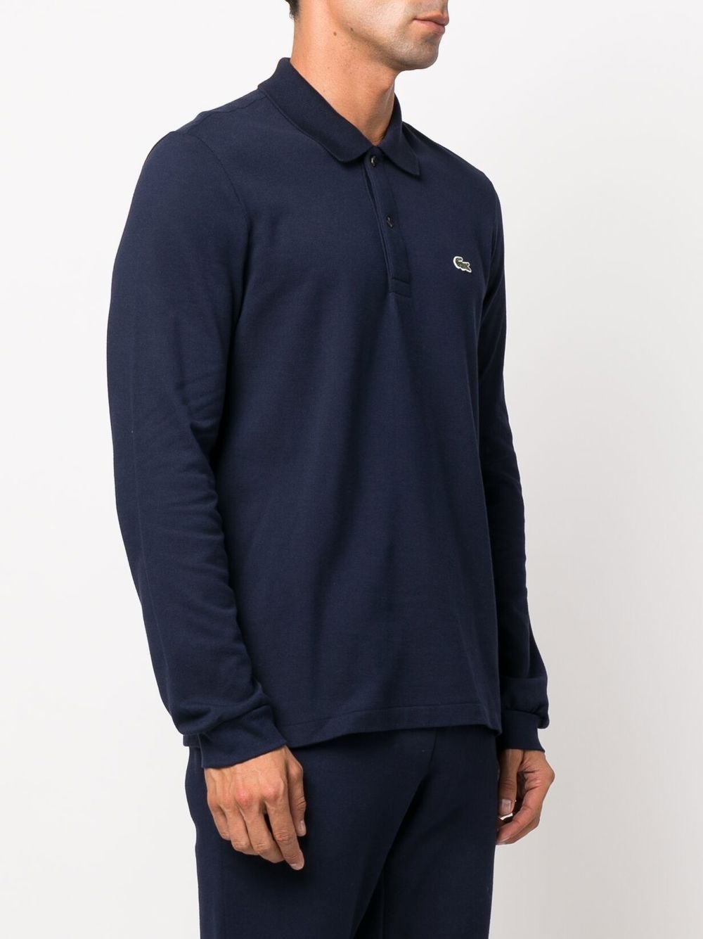 classic fit long-sleeved polo shirt — Image 5