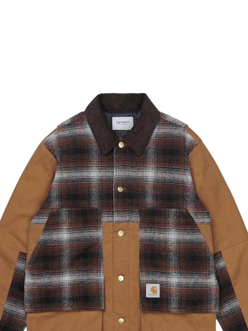 Carhartt WIP check-panel Highland Jacket - Farfetch