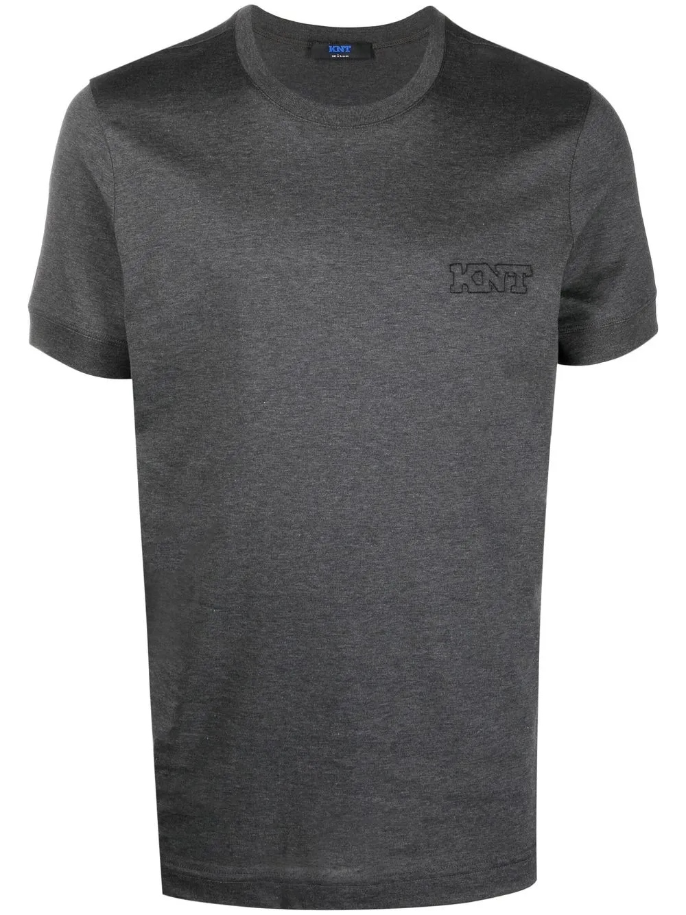 

Kiton playera manga corta con logo bordado - Gris