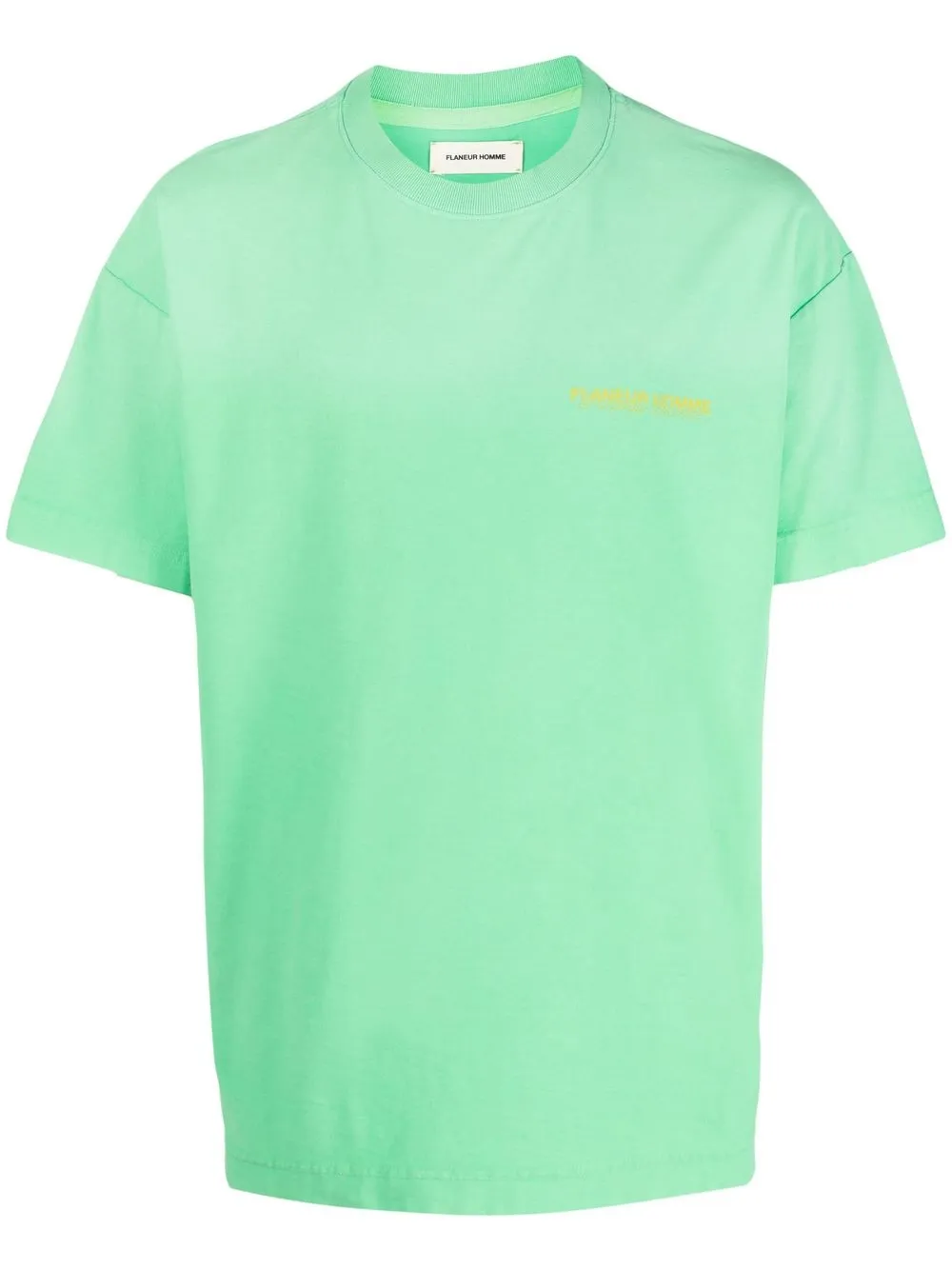 

Flaneur Homme playera con logo estampado en el pecho - Verde