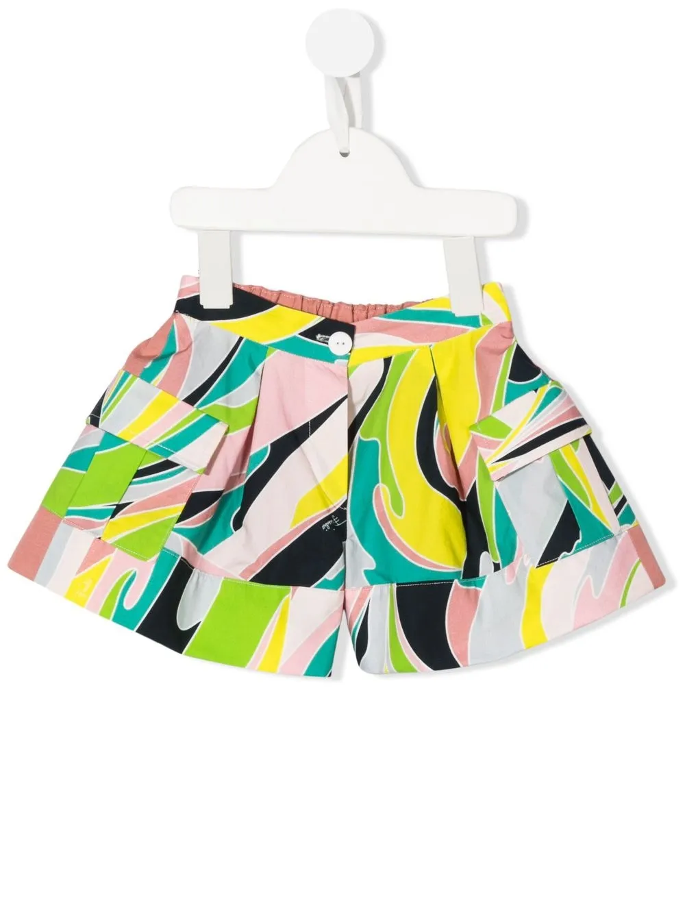 

PUCCI Junior bermudas con estampado gráfico - Rosado