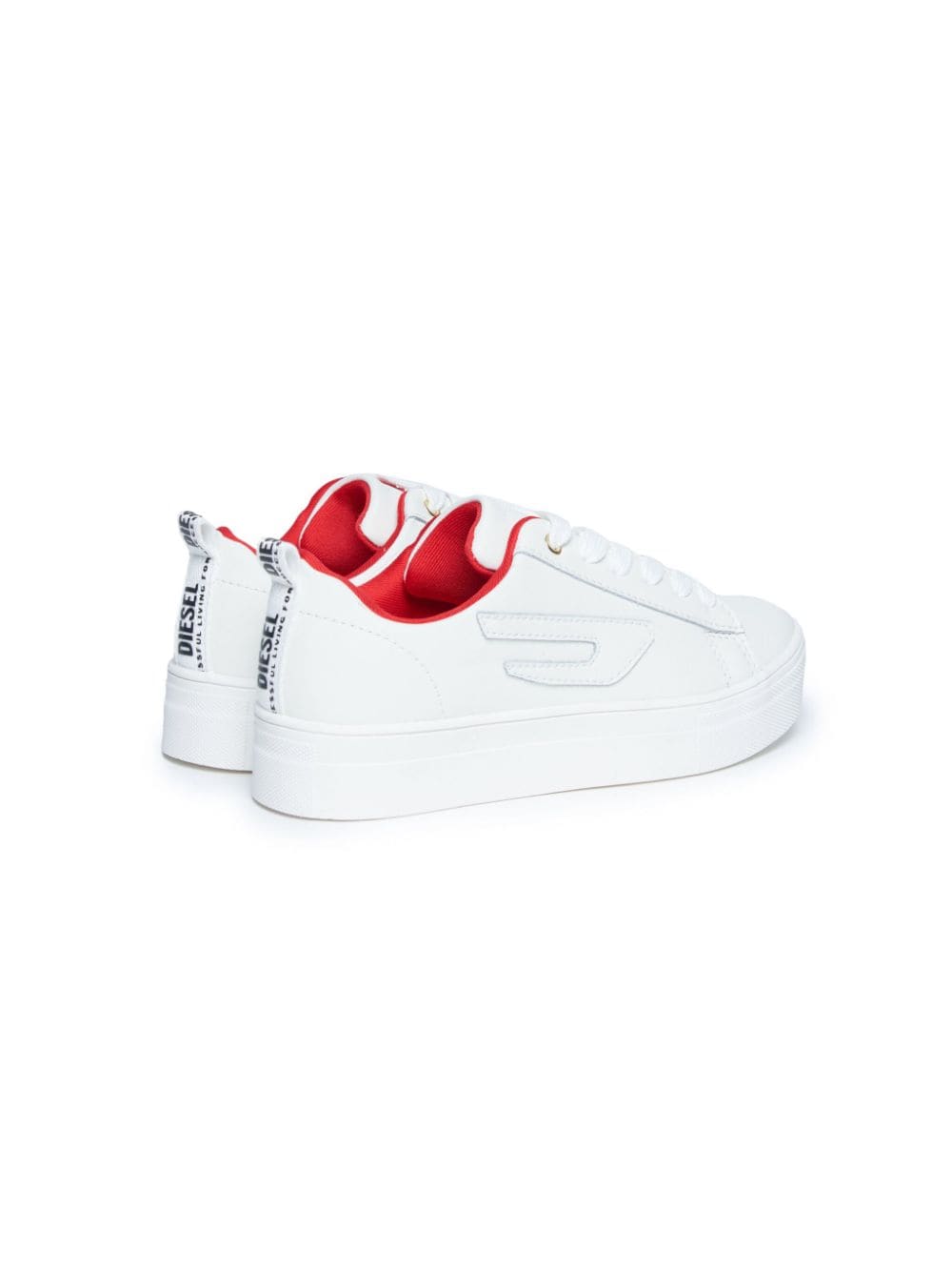 Shop Diesel S-vaneela Lc Logo-appliqué Sneakers In White