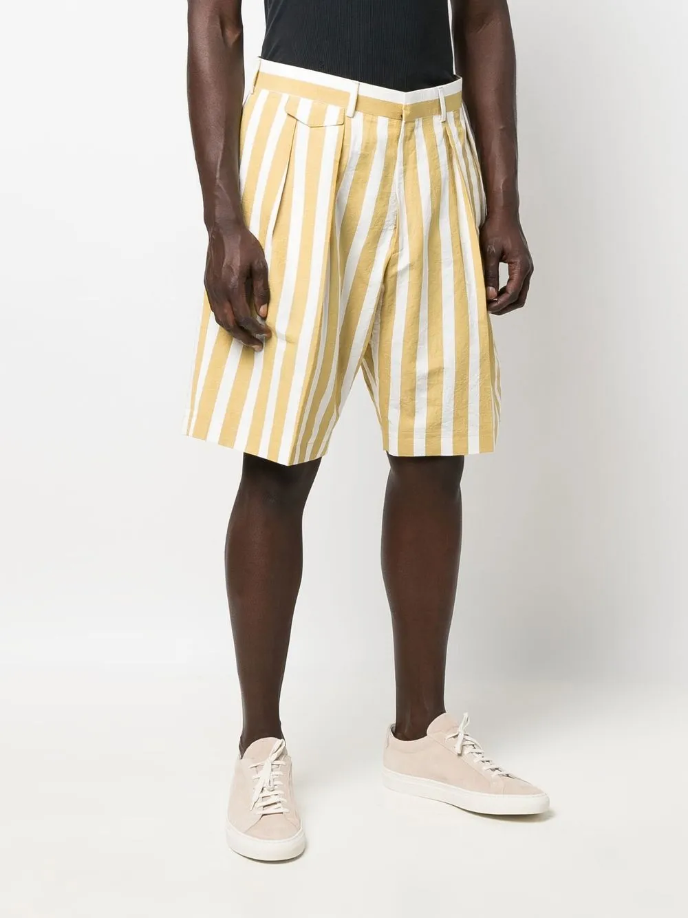  Paul Smith Gestreifte Shorts   Gelb 