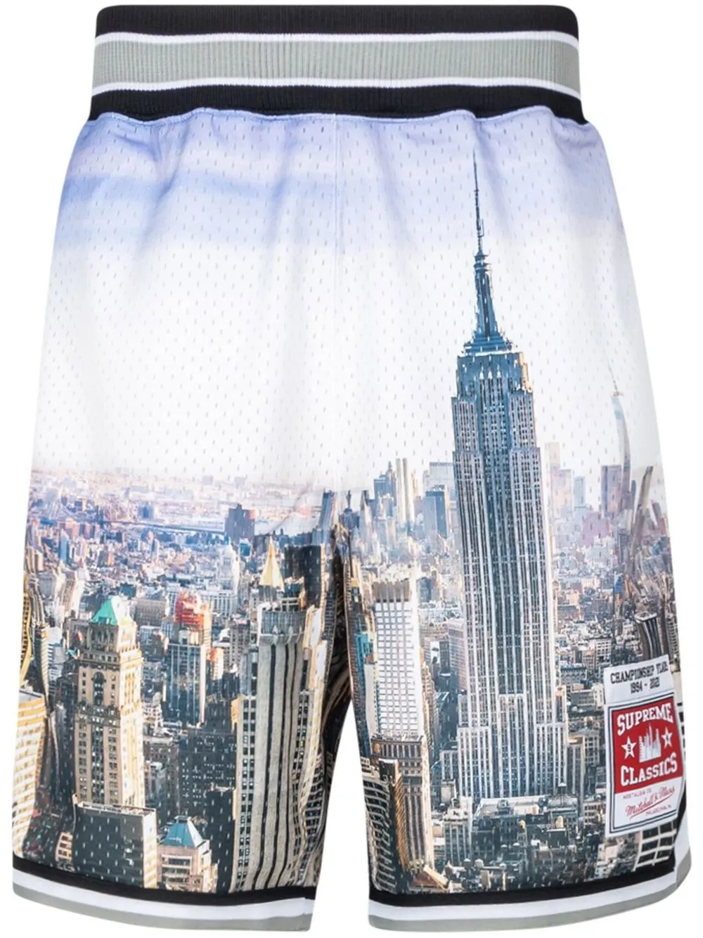 Supreme x Mitchell & Ness graphic-print Basketball Shorts - Farfetch