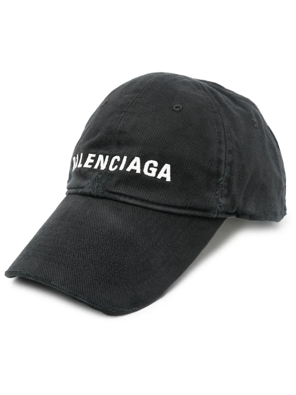 

Balenciaga gorra con logo bordado - Negro