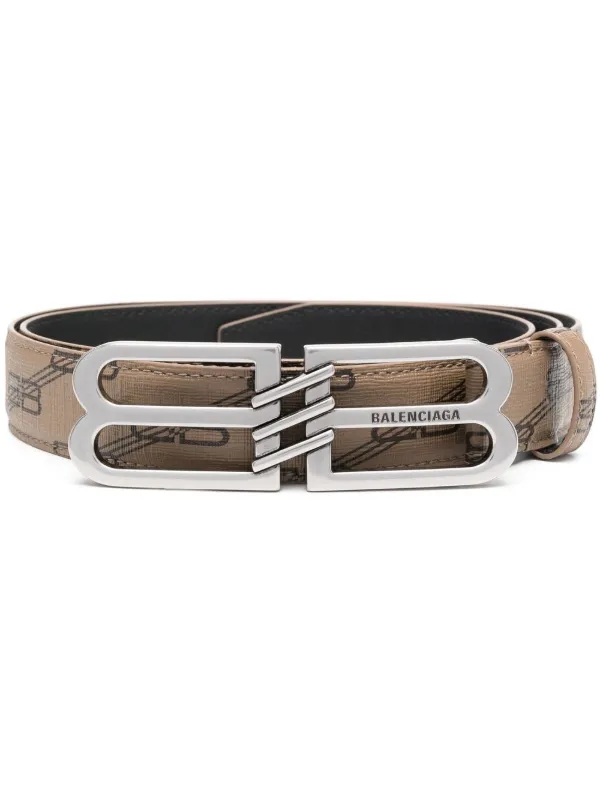 monogram belt brown