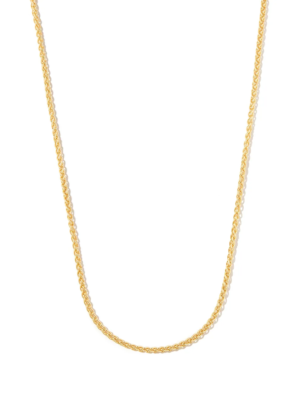 

Hatton Labs 18kt yellow gold plater rope chain necklace