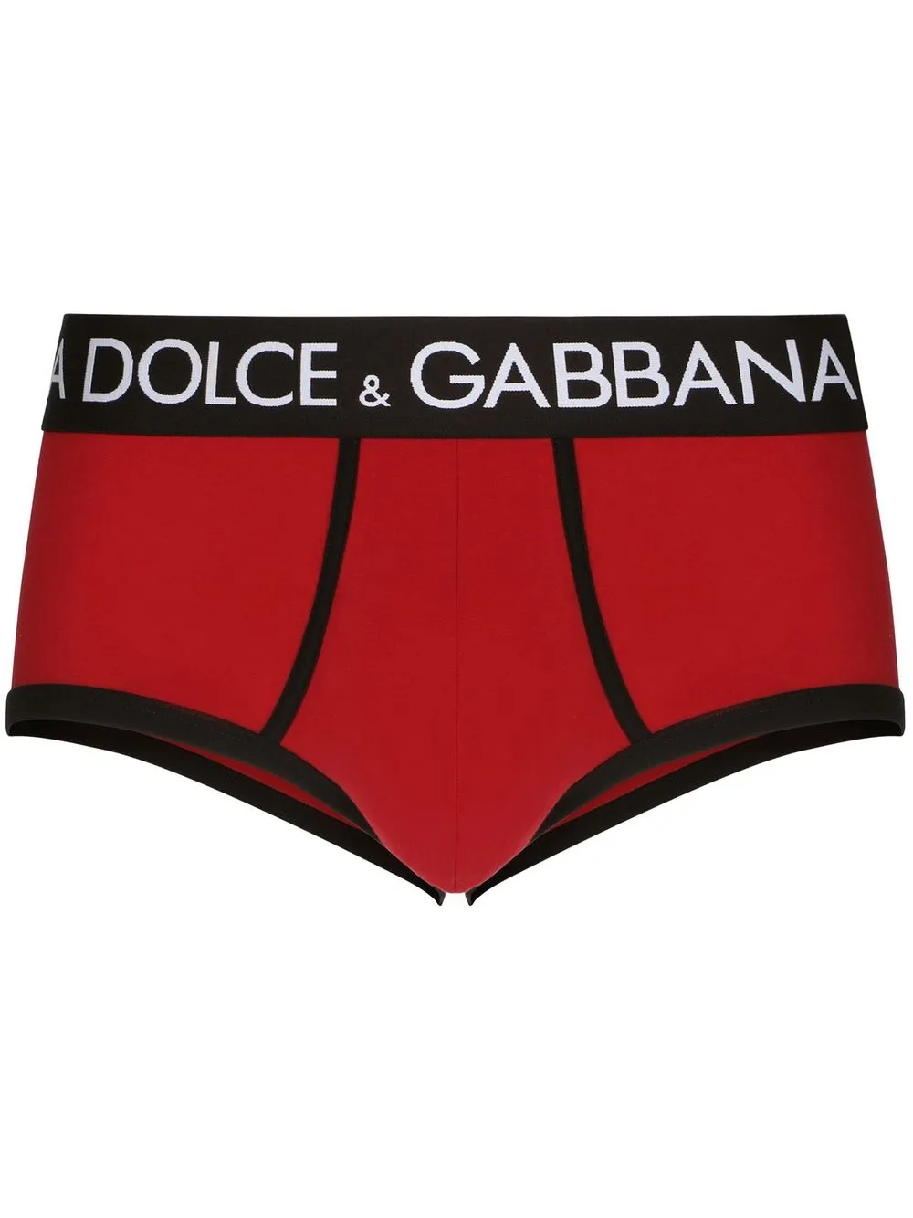 

Dolce & Gabbana calzones con logo en la pretina - Rojo