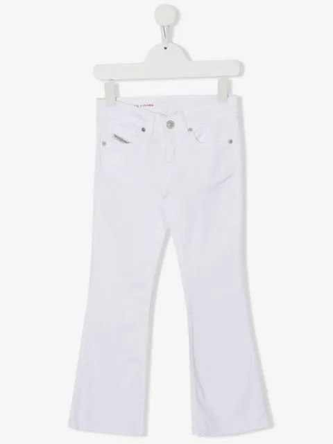 Diesel Kids jeans bootcut con tiro medio