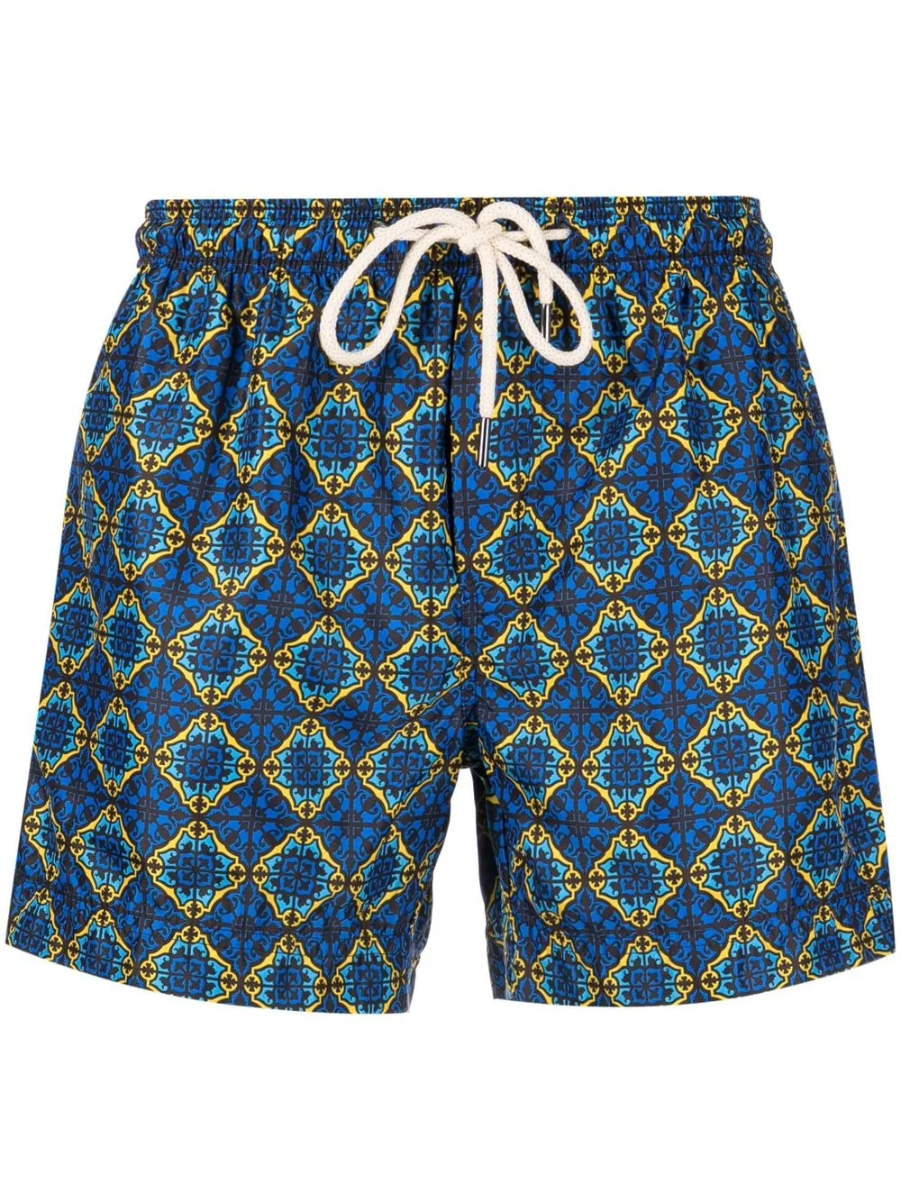 

PENINSULA SWIMWEAR shorts de playa con estampado gráfico - Azul