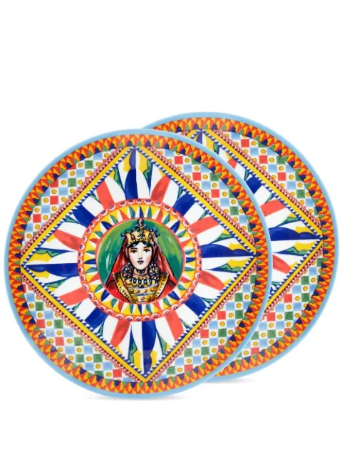 Dolce & Gabbana set-of-two dinner plates
