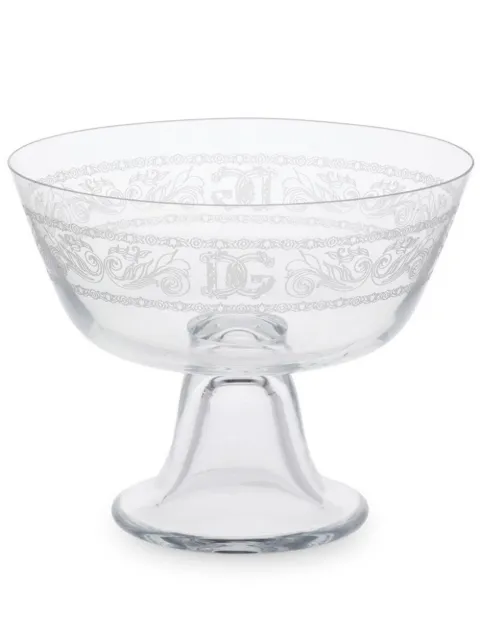 Dolce & Gabbana Bowl de frutas com logo gravado