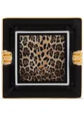 Dolce & Gabbana leopard-print porcelain ash-tray - Black