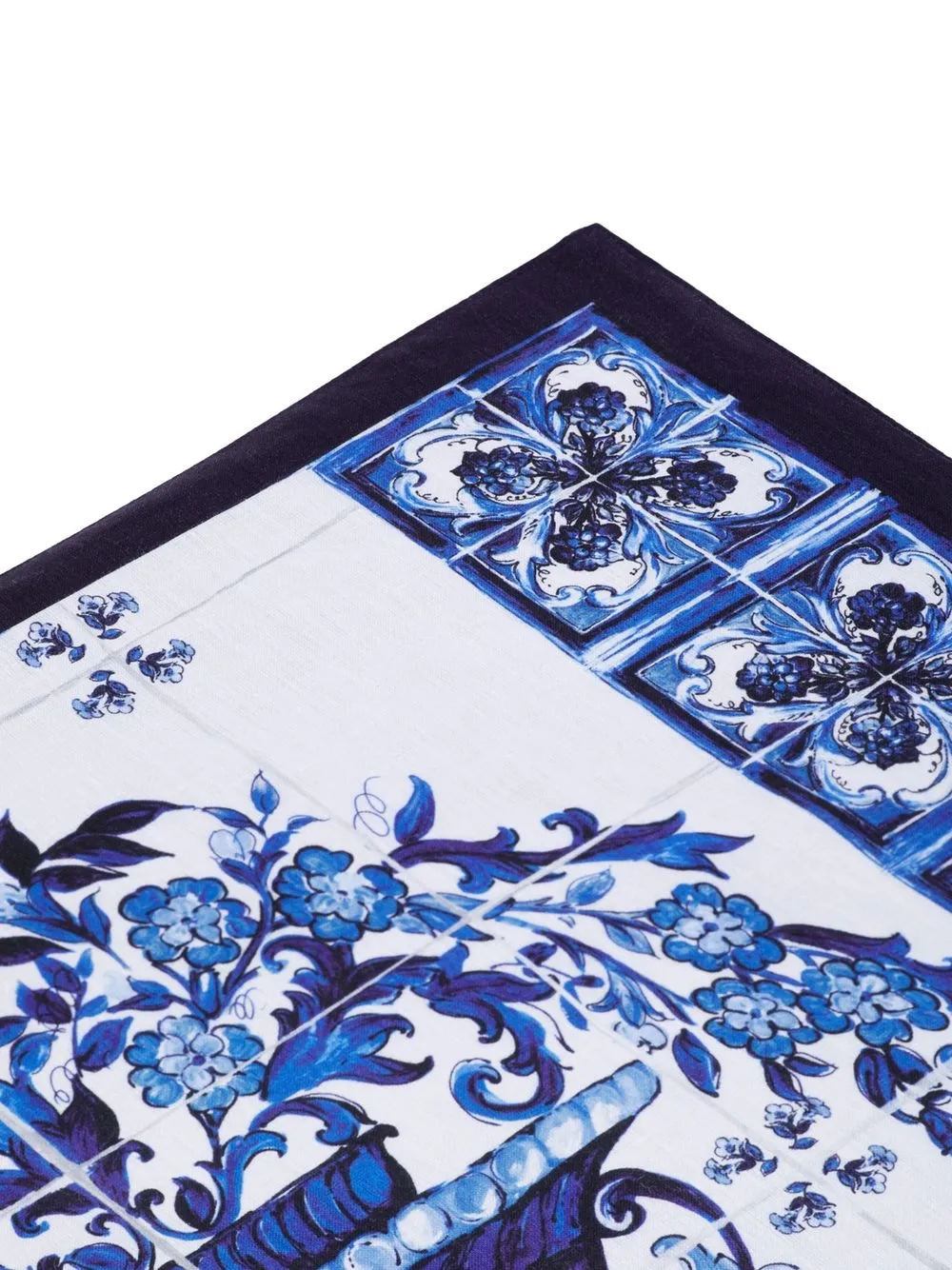  Dolce & Gabbana Set Aus Tischset Und Serviette Mit Print   Blau 