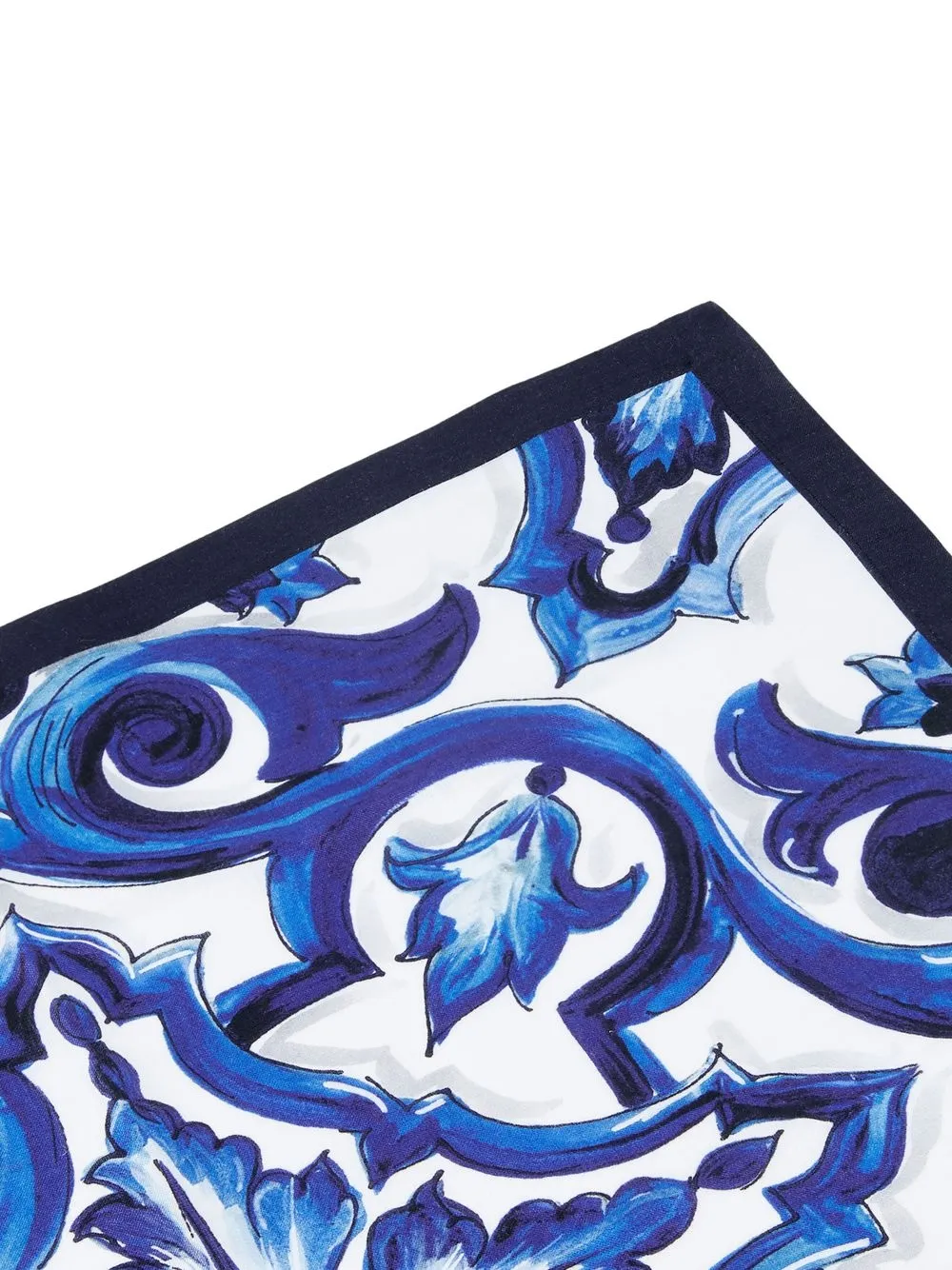 Dolce & Gabbana Set Aus Zwei Leinenservietten In Blue