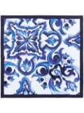 Dolce & Gabbana set of two linen napkins - Blue