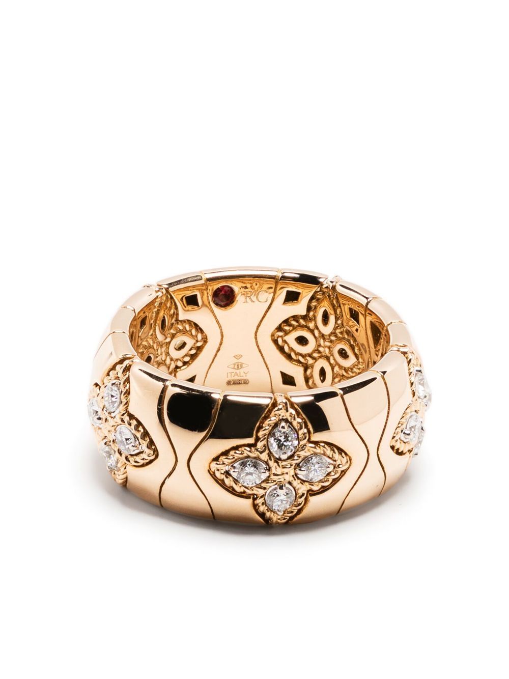 roberto coin rose gold ring