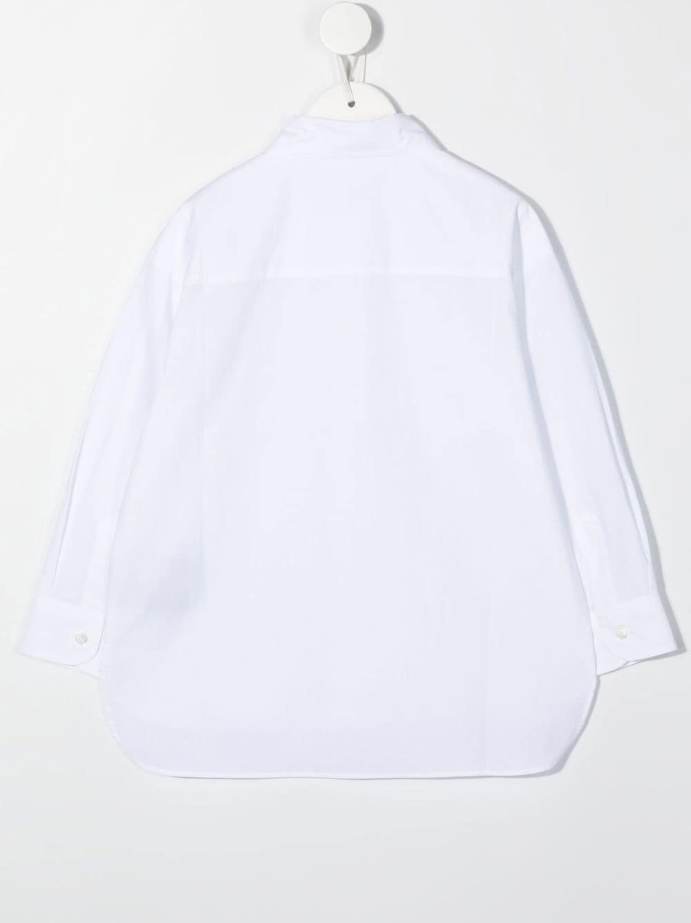 Balmain Kids Shirt met klassieke kraag - Wit