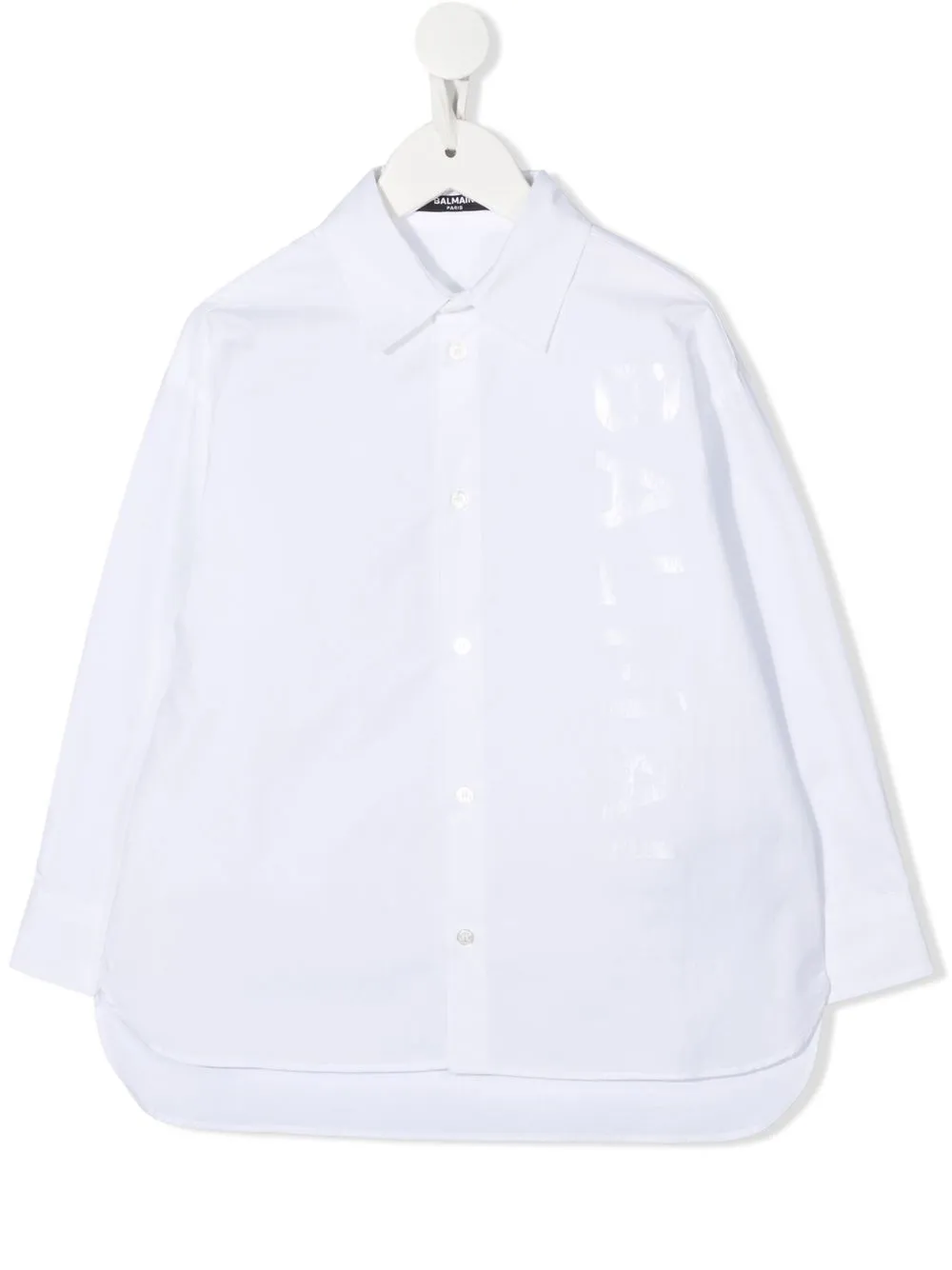 

Balmain Kids camisa con manga larga - Blanco