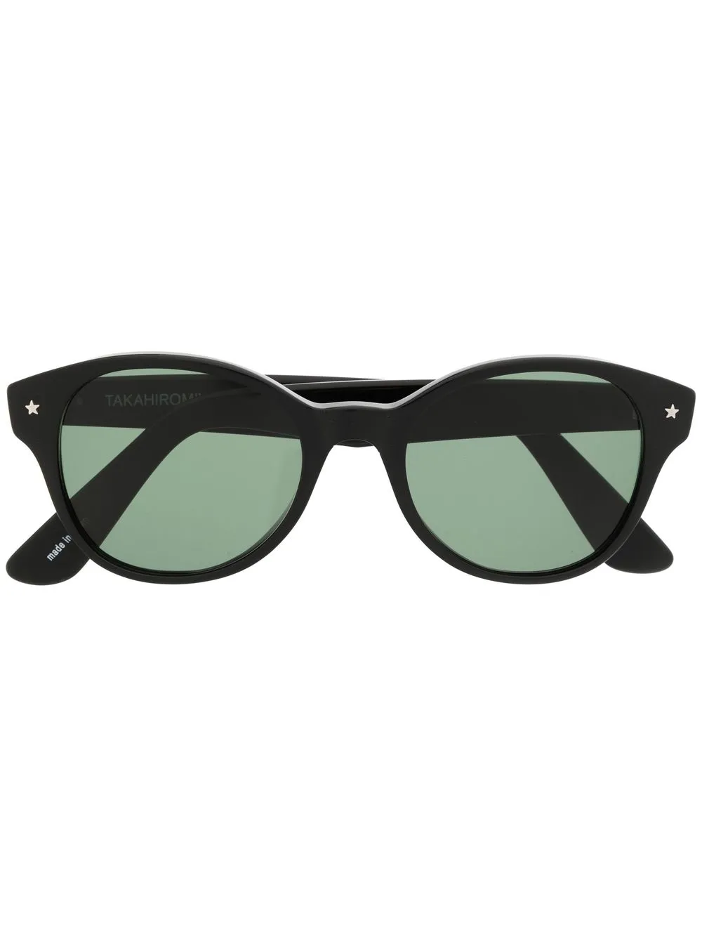 

Takahiromiyashita The Soloist round-frame sunglasses - Black