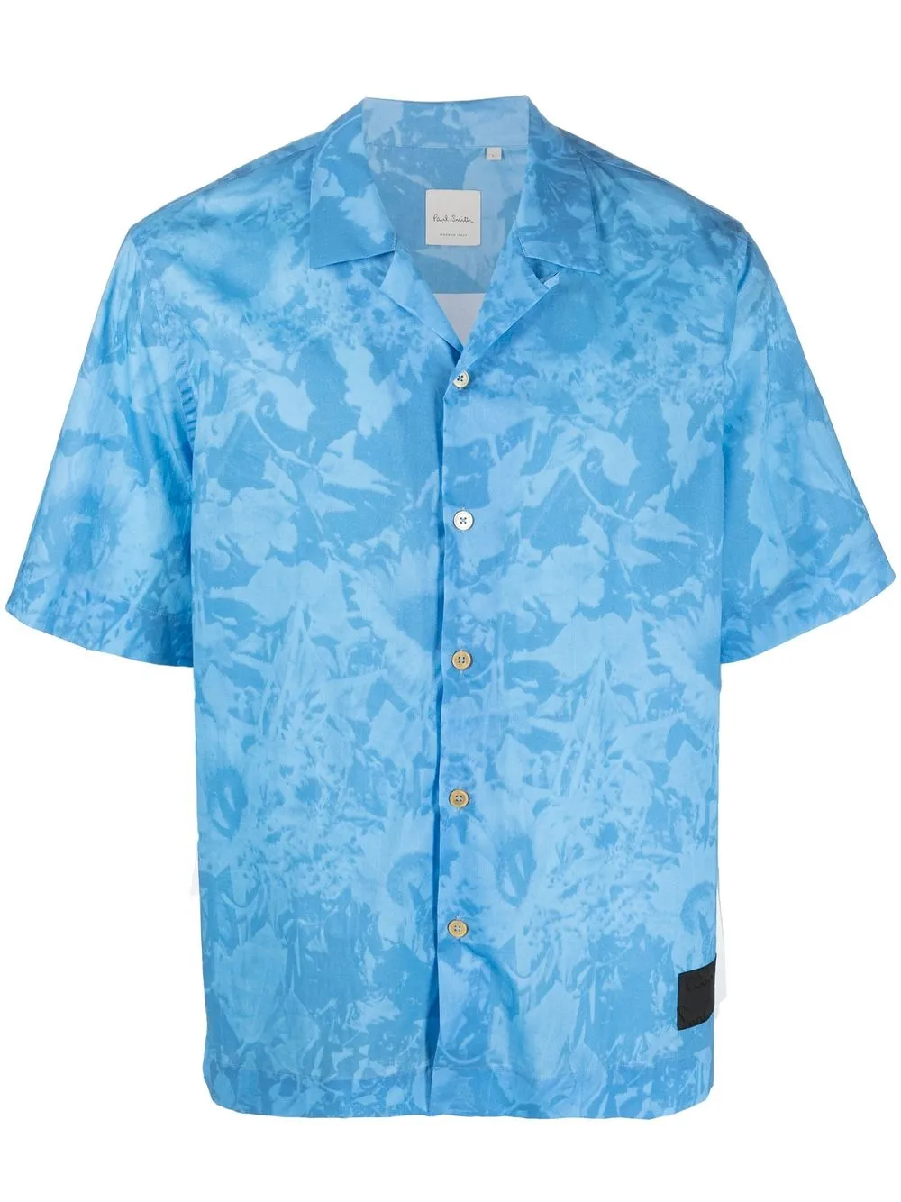 

Paul Smith camisa con hojas estampadas - Azul