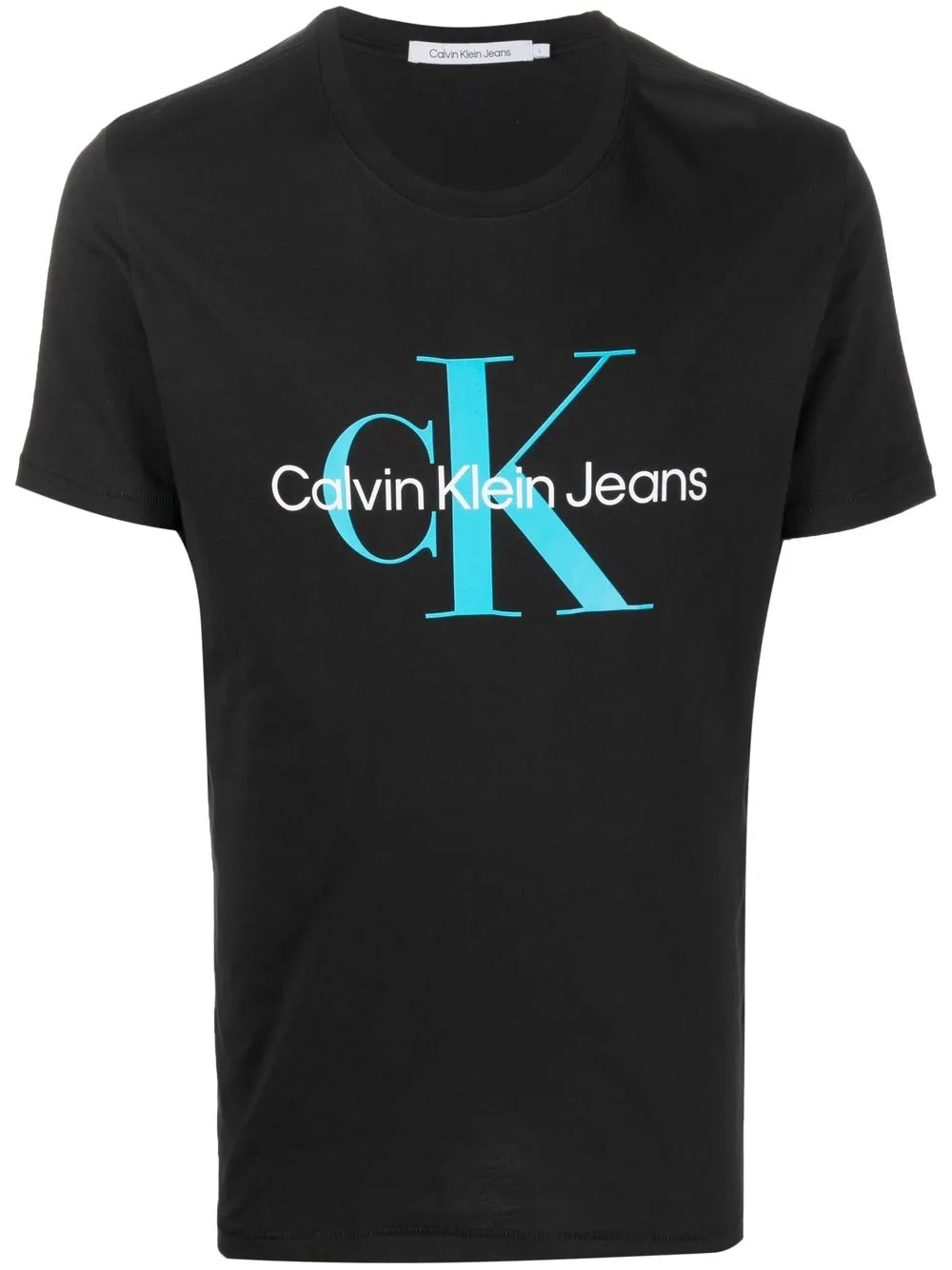 

Calvin Klein Jeans playera con logo estampado - Negro