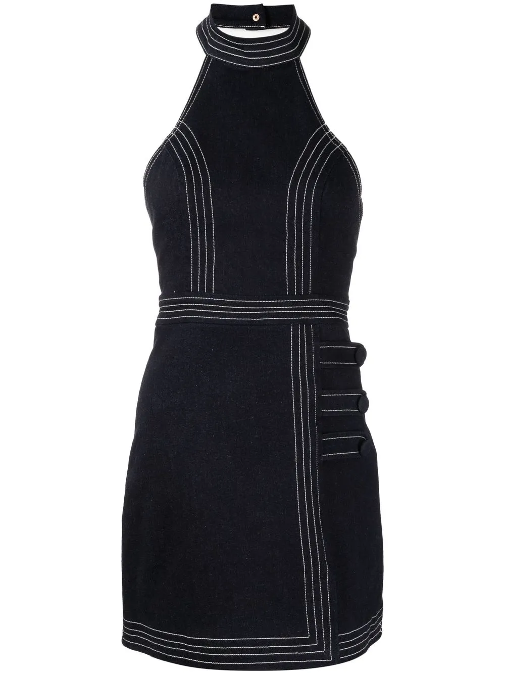 

Alice McCall vestido corto con cuello halter - Azul