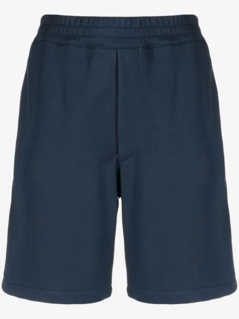 Alexander McQueen logo-tape track shorts