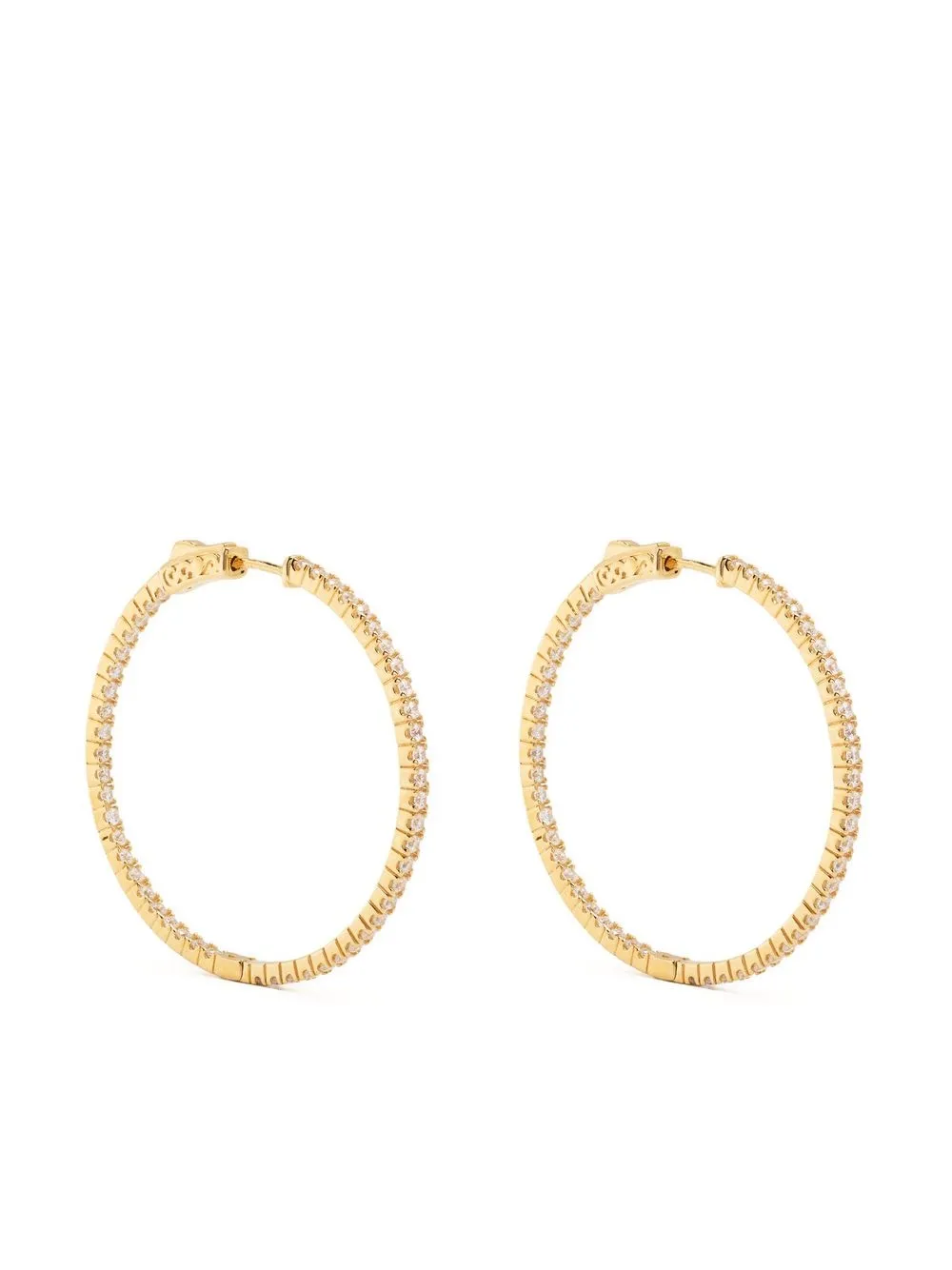 CARAT* LONDON Paloma large hoop earrings