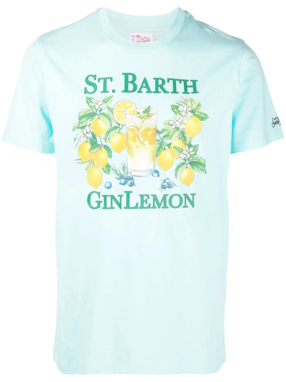 

MC2 Saint Barth playera con estampado gráfico - Azul