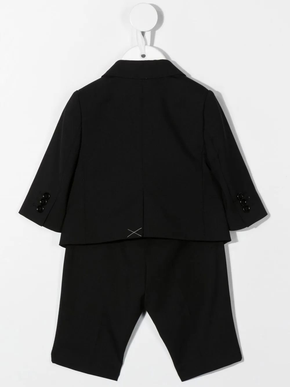 Dolce & Gabbana Kids Pak met enkele rij knopen - Zwart