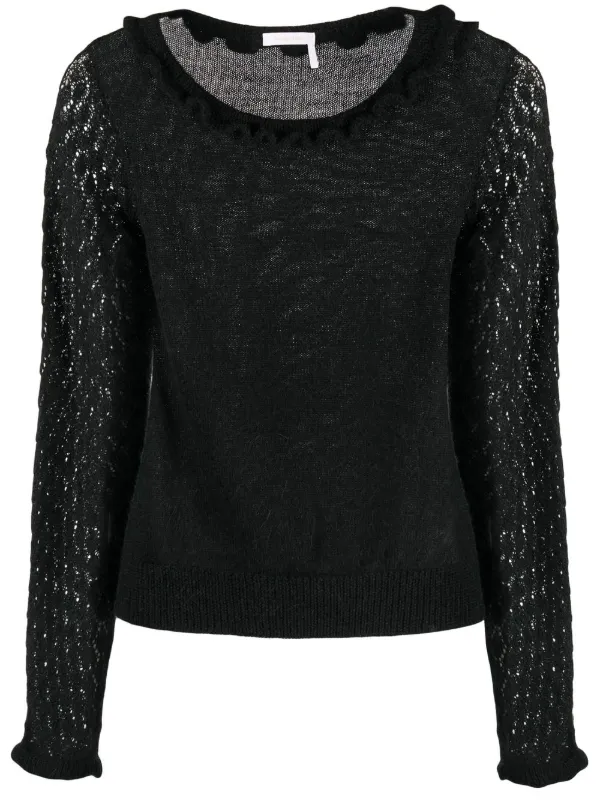 新品未着用MARNO Chloe knit tops black 新品未着用MARNO Chloe knit tops black Chloe knit tops – MARNO