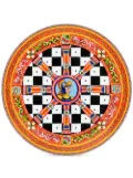 Dolce & Gabbana knight-print charger plate - Orange