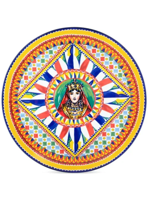 Dolce & Gabbana archive-print charger plate