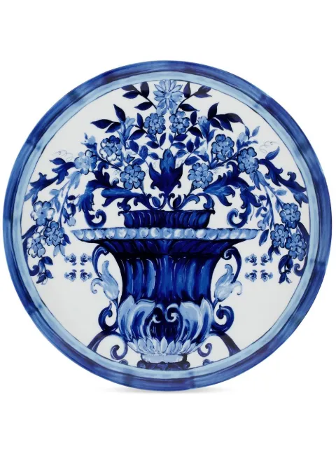 Dolce & Gabbana bajoplato Blu Mediterraneo en porcelana