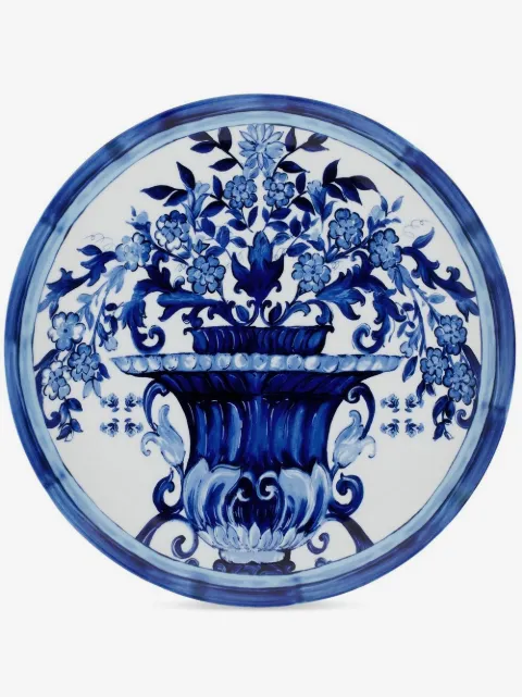 Dolce & Gabbana Blu Mediterraneo porcelain charger plate