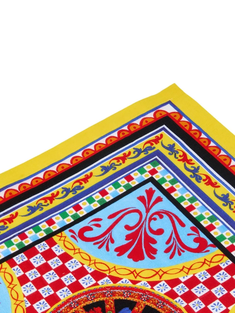  Dolce & Gabbana Set Aus Zwei Leinenservietten   Gelb 