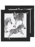 Dolce & Gabbana animal-print napkin (set of two) - White