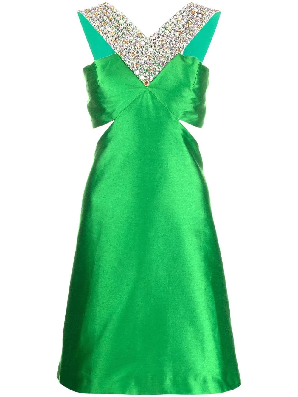 

Amen vestido con detalles de cristal - Verde