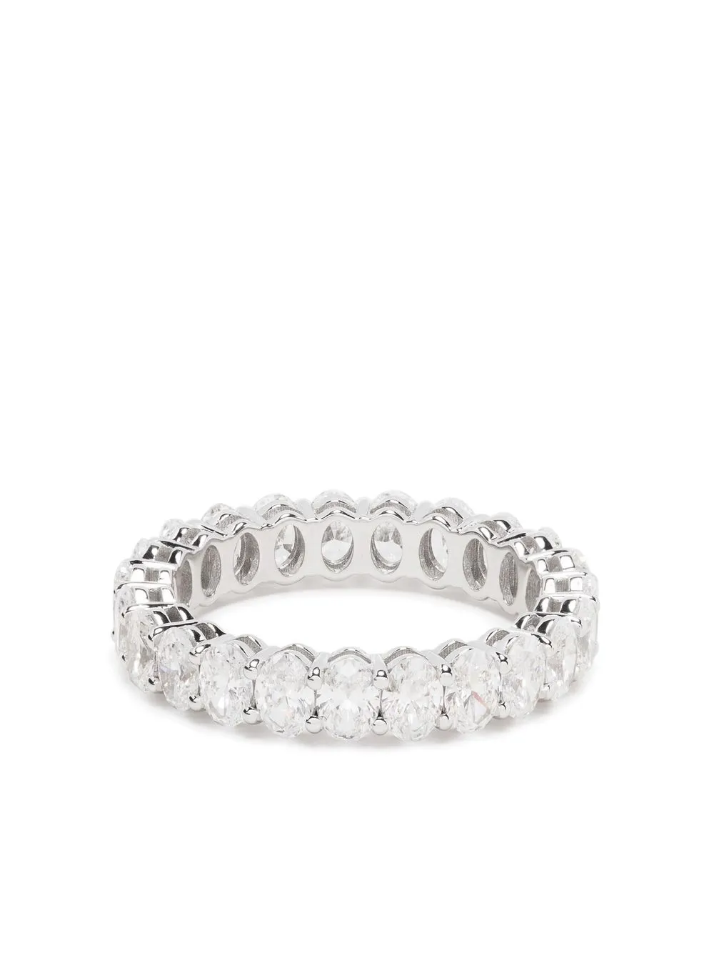 

Roberto Demeglio anillo en oro blanco de 18kt con diamantes - Plateado