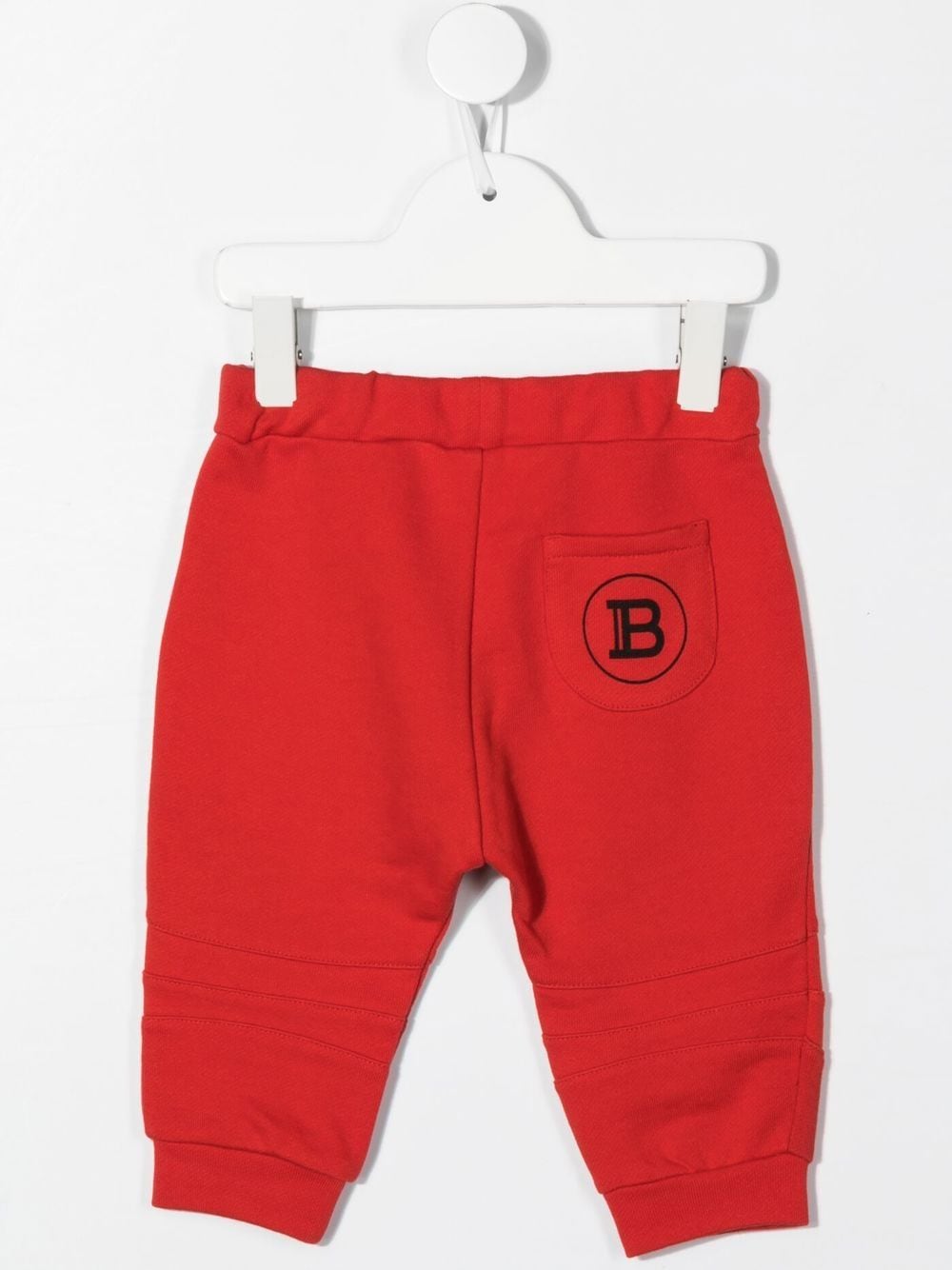 Balmain Kids Trainingsbroek met logoprint - Rood