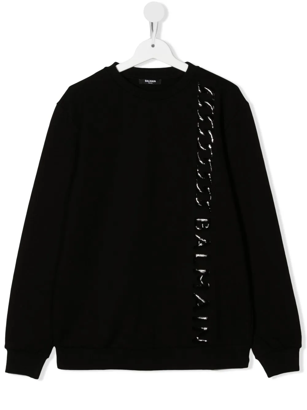 

Balmain Kids sudadera con logo estampado - Negro