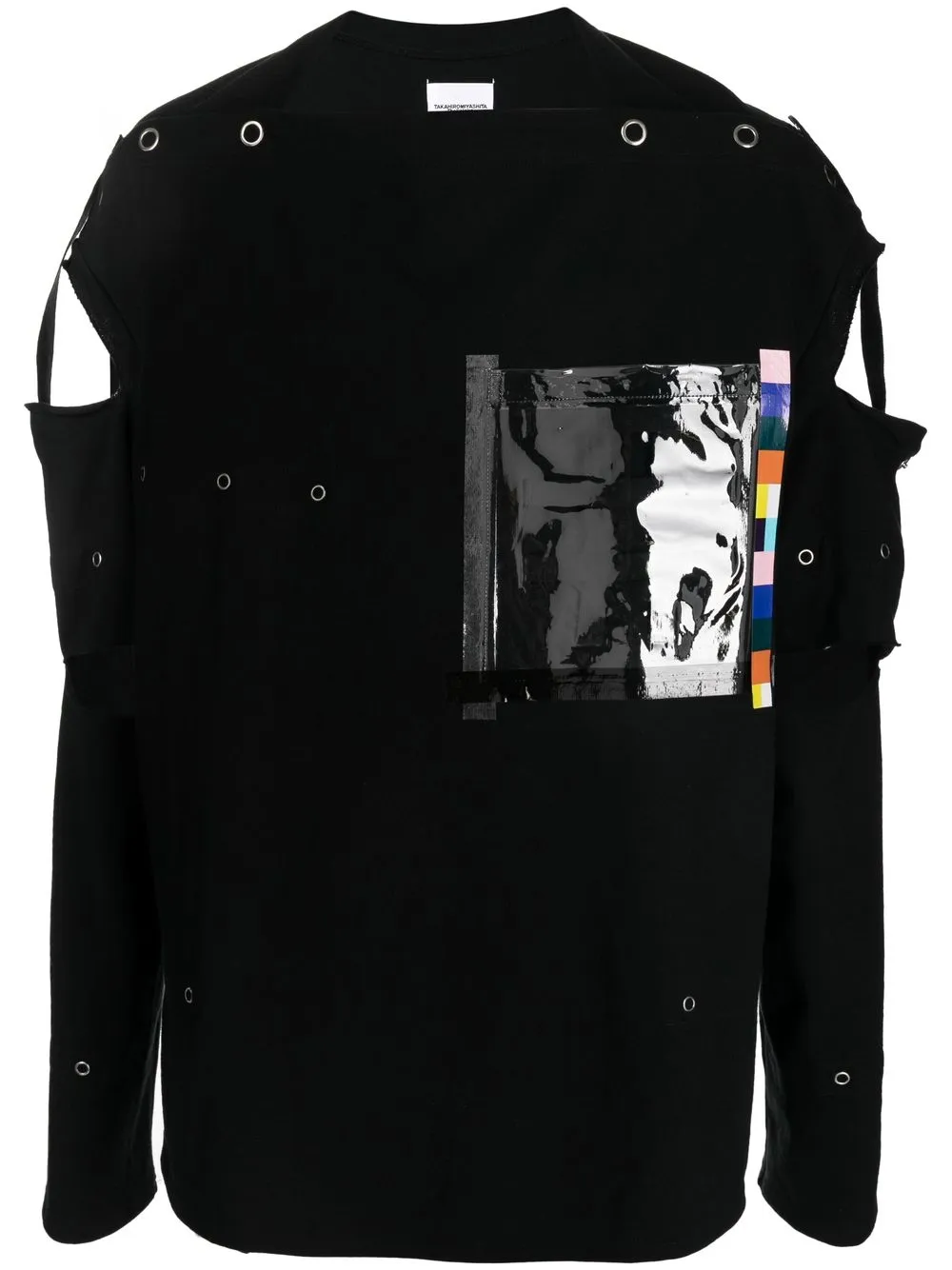 

Takahiromiyashita The Soloist Bondage deconstructed-pocket T-shirt - Black