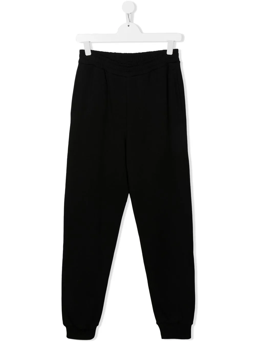 

Balmain Kids TEEN gold-tone logo-print track pants - Black