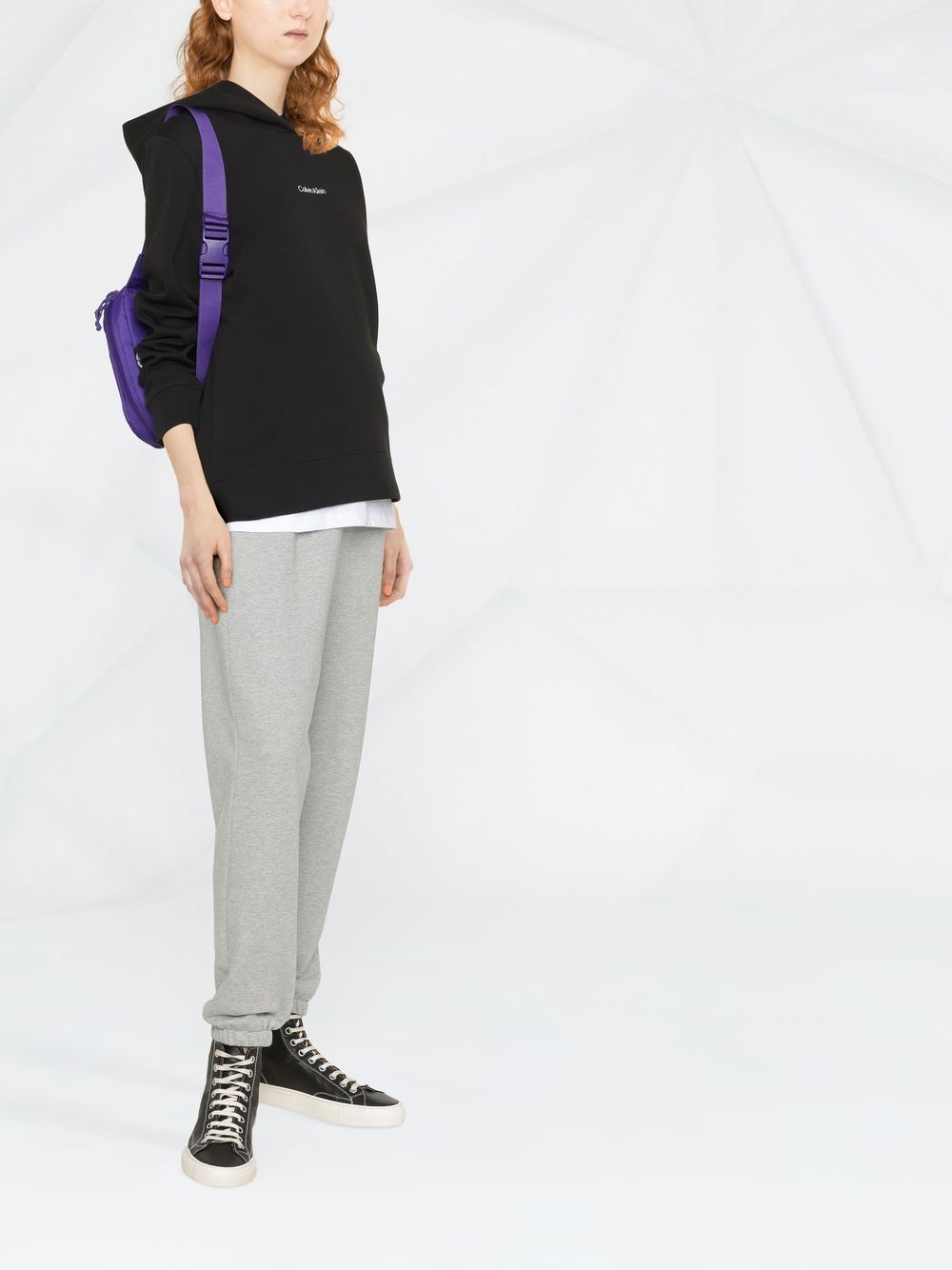 Image 2 of Calvin Klein logo-print hoodie