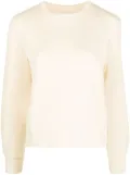 Calvin Klein logo-print crew neck sweatshirt - Neutrals